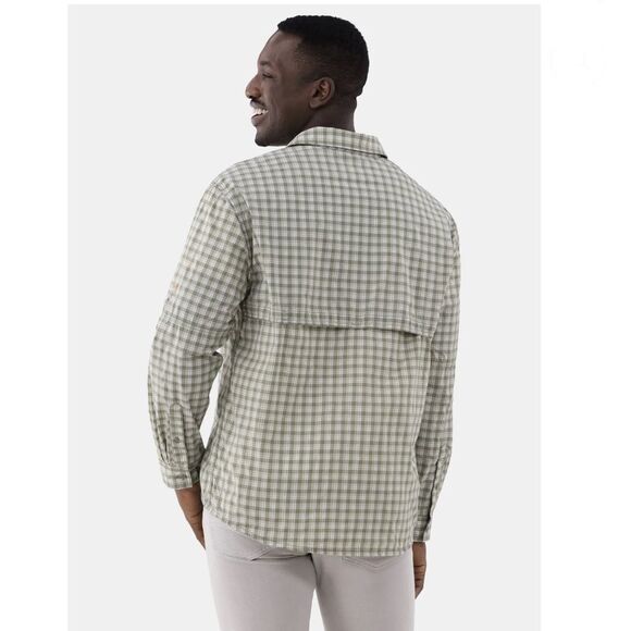 Men's Upstream Outdoor Shirt with Long Sleeves, UPF 50+, Size S - Picture 9 of 11